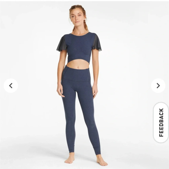 Puma exhale training crop top NWT Yoga - Picture 6 of 12